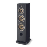 Focal Aria Evo X No. 4 Floorstanding Speakers,  Black High Gloss front angled view
